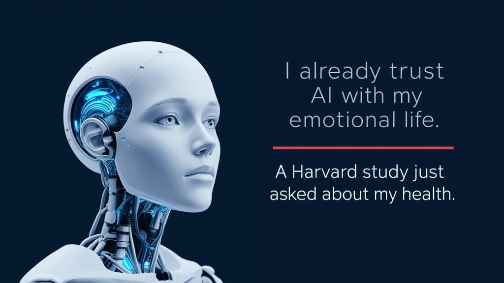 I Already Trust AI With My Emotional Life. A Harvard Study Just Asked About My Health.
